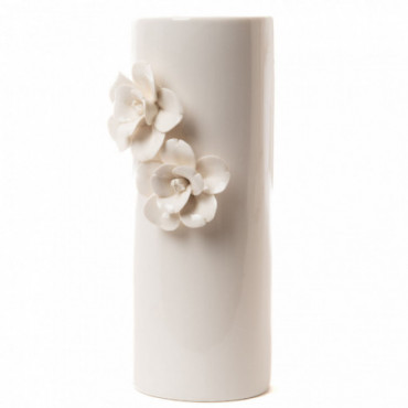 Vase Fleur Blanc Inea H18