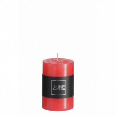 Bougie Cylindrique Rouge S18H