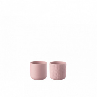 Cachepot Gen Ceramique Rose Extra Extra Petit x2