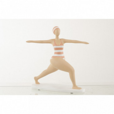 Femme Yoga Stretch Poly Orange