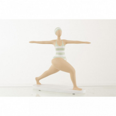 Femme Yoga Stretche Poly Vert