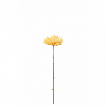 Chrysantheme Mini Plastique Jaune Clair