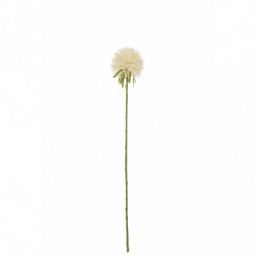 Fleur Allium Plastique Blanc S