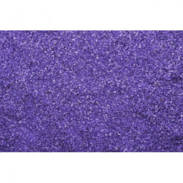 Sable Deco + Pot Carre Violet 700Gr 7X7X14Cm