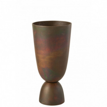 Vase Thor Aluminium Bronze Petit