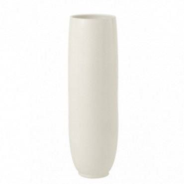 Vase Ying Ceramique Blanc Grand