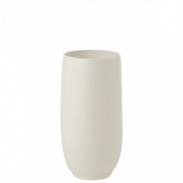 Vase Ying Ceramique Blanc Petit