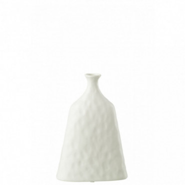 Vase Zihao Ceramique Blanc Petit