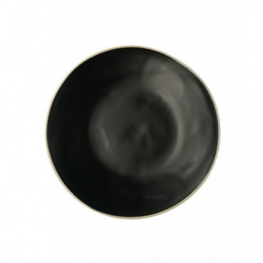 Assiette Plate Coria Noire