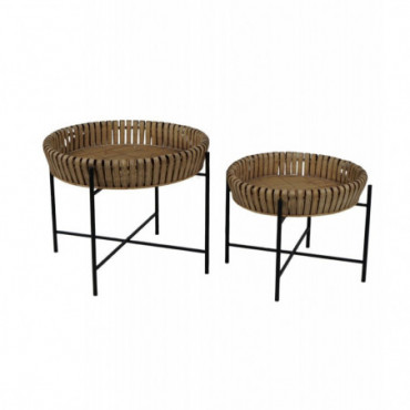 Table Basse Bambou x2