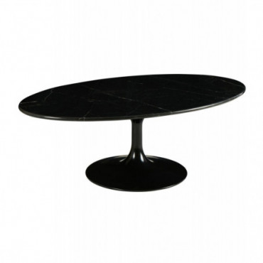 Table Basse Marbella Ovale Noire