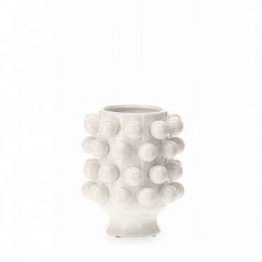 Vase Céramique de Décoration Grappa Blanche