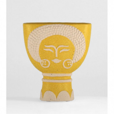 Vase Céramique de Décoration Sarda Jaune