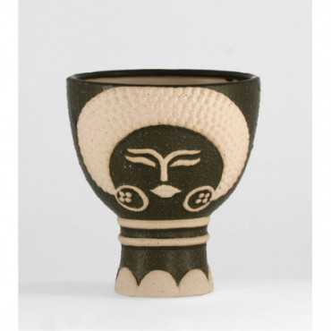 Vase Céramique de Décoration Sarda Verte