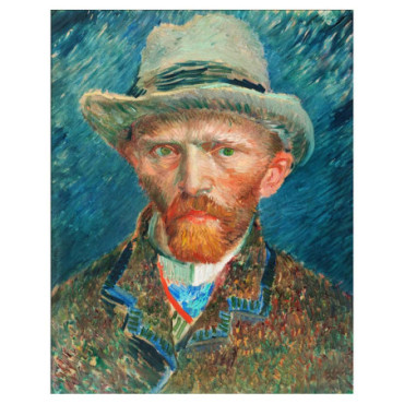 Toile Van Gogh Nuances De Gris en Toile 306cm