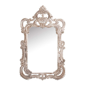 Miroir Milvignes Blanc Cassé en Résine 143cm