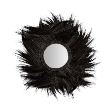 Miroir Sinko Noir en Fibre Naturelle 100cm