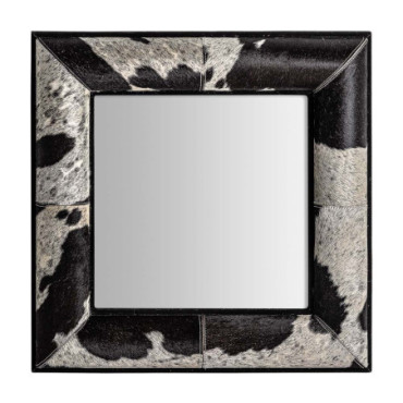 Miroir Waukun Noir Blanc en Miroir 60cm