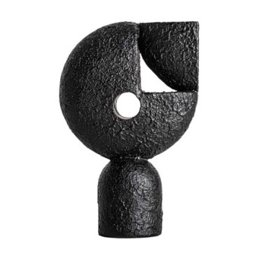Sculpture Blake Noir en Résine 31cm