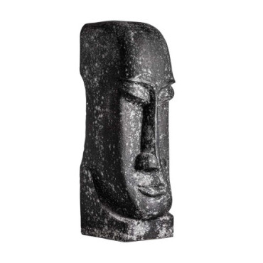 Statue Oriental Noir en Ciment 110cm