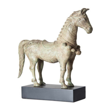 Figurine Cheval Bronze en Bronze 39cm