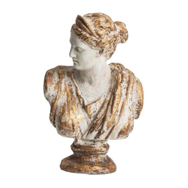 Statue Isis Crème Doré en Megnésium 51cm
