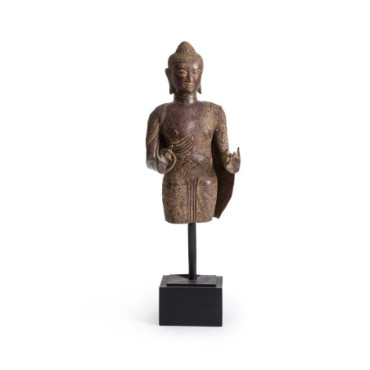 Sculpture Bouddha Cuivre en Bronze 110cm