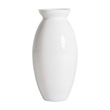 Vase Donet Blanc en Crystal 38cm