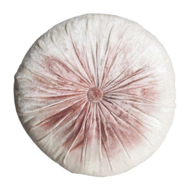 Coussin Nilea Blanc Rose en Coton 33cm