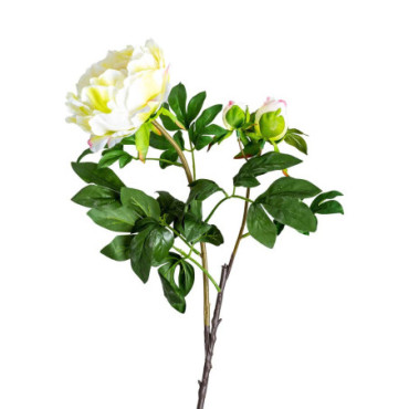 Fleur Blanc en Plastique 97cm