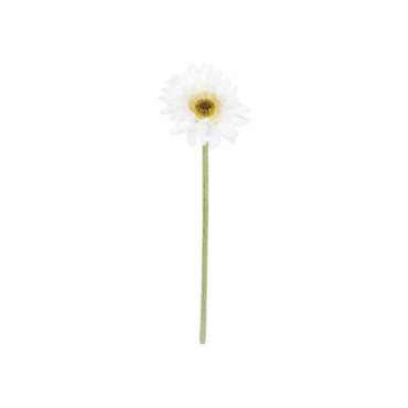 Fleur x12 Margarita Blanc en Pvc 36cm
