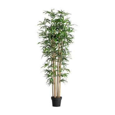 Plante Bambou Vert en Polyester 190cm
