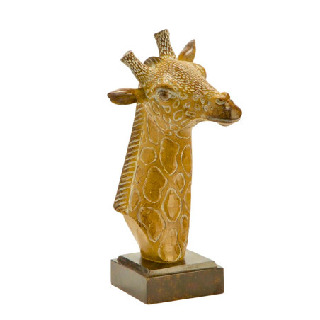 Tête De Girafe Hauteur 36 Cm