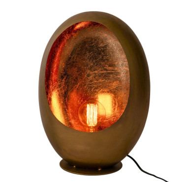 Lampe Table Cocon Dore Grand modèle - E27 25W