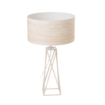 Lampe Table Mathis Blanc - E27 40W