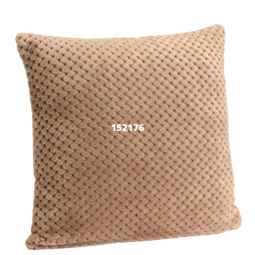 Coussin Damier Taupe 40X40