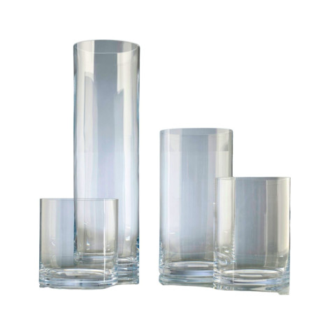 Vase Cylindrique Hauteur 52 Cm Diamètre 15 Cm Transparent