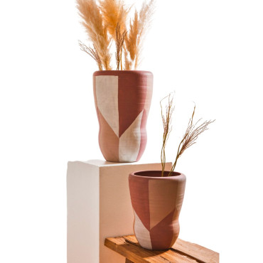 Vase Deco Terracotta Line Grand