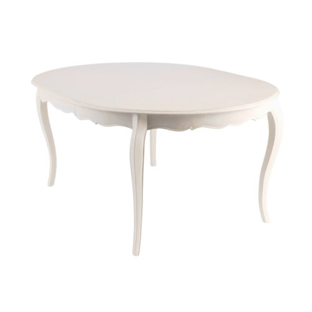 Table Exterieur 120-160 Murano Couleur Crème Antique