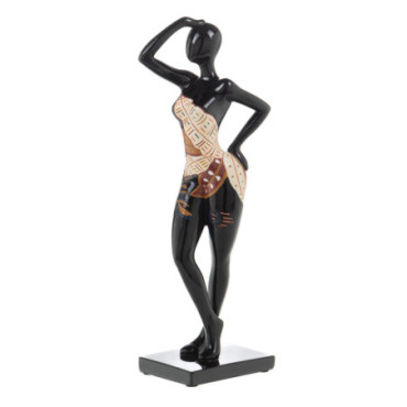 Statue Femme Julian Noir H40