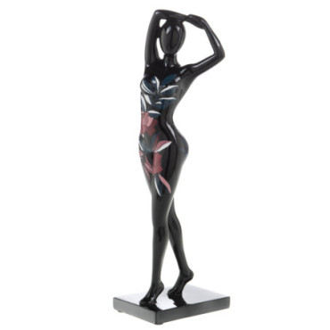 Statue Femme Romane Noire H4