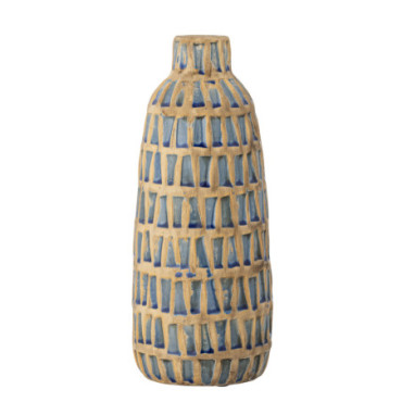 Vase Mayann Deco Bleu Terre Cuite
