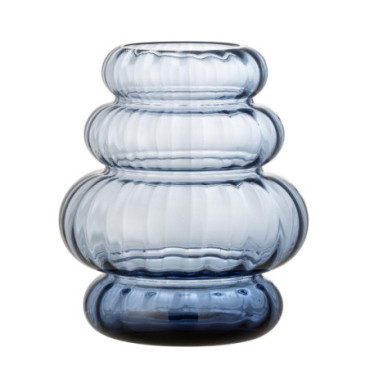 Vase Bing Bleu Verre
