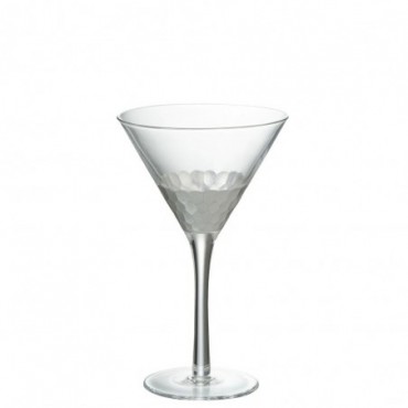 Verre A Cocktail Transparent/Argent