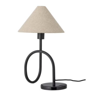 Lampe De Table Emaline Noir Marbre