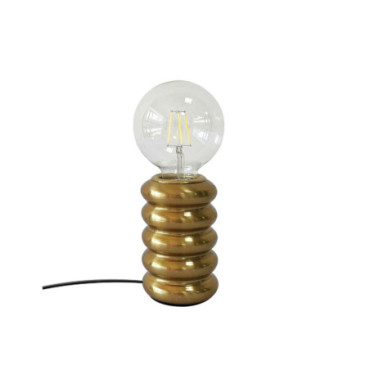 Lampe base douceur dorée D8 H13cm