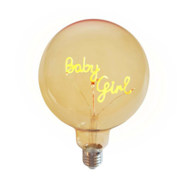 Ampoule LED mot Baby girl E27 ambre D12,5 H18CM