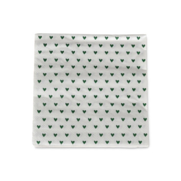serviette papier cur vert x20