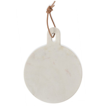 Planche Rondissime marbre blanc L18 P14,5 H1,5cm