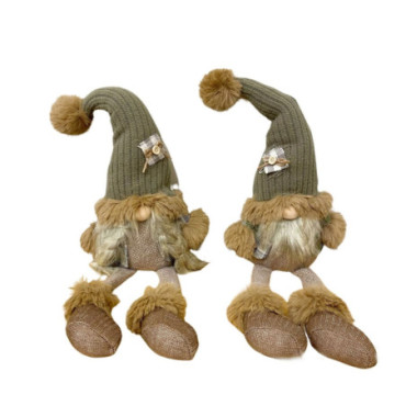Assis M. et Mme Santa Gnomes avec des jambes pendantes